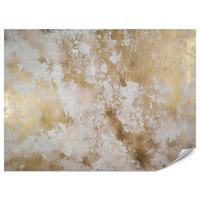FOTOTAPETE für Wohnzimmer Modern Beton Gold Ornamente 250x175 - Beige/Braun, Papier (250/175cm) - Muralo