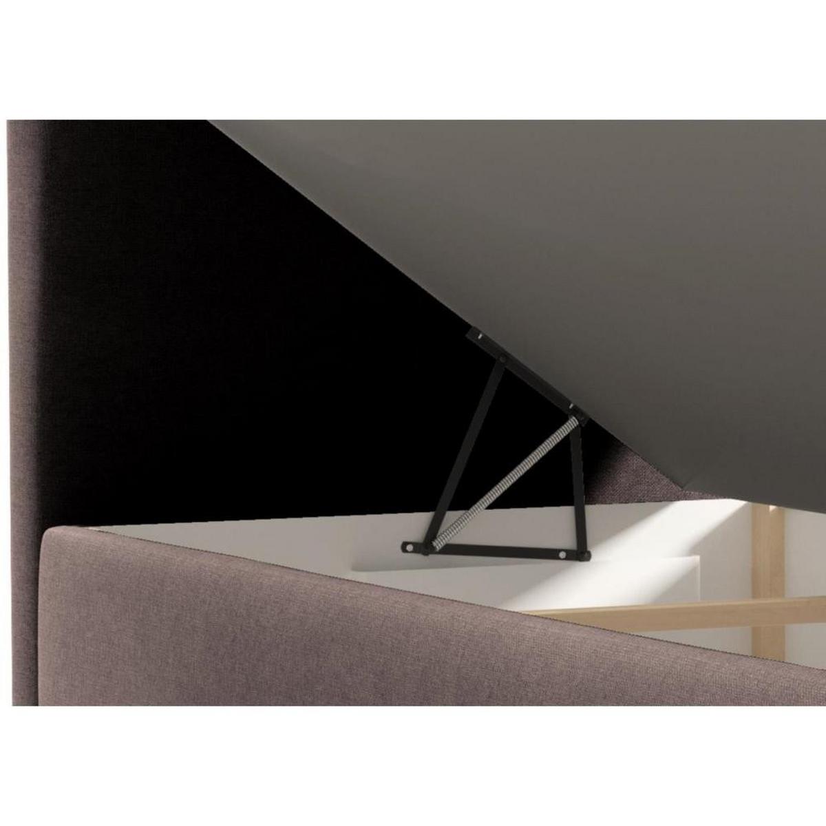 POLSTERBETT Helen Mini 103/206/106 braun - Braun, Holzwerkstoff/Textil (100/200cm) - Beautysofa