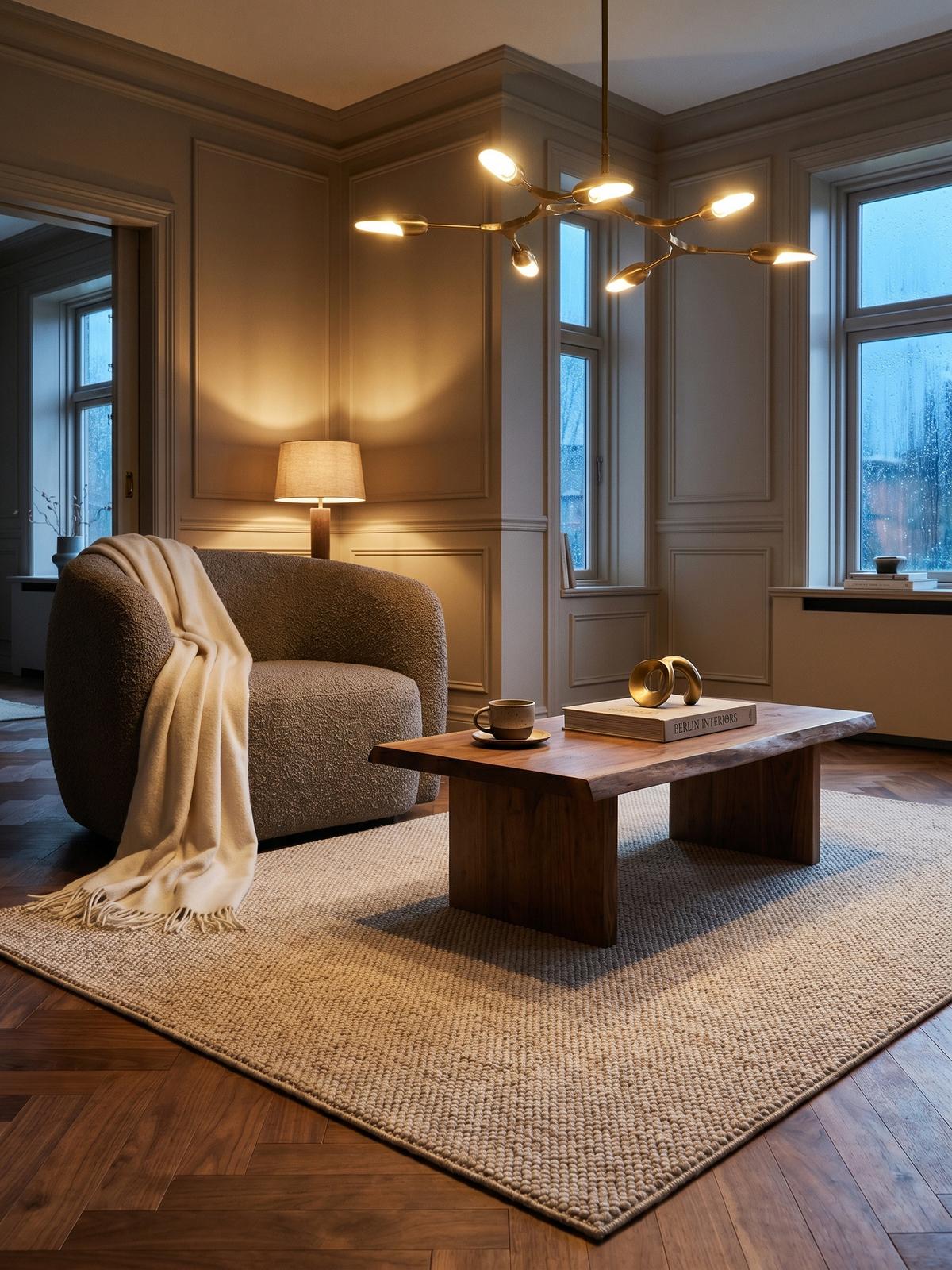 TEPPICH Flachgewebe LANGAU in Beige, meliert, 120 x 170 cm - Beige, Textil (170/120cm) - KADIMA DESIGN