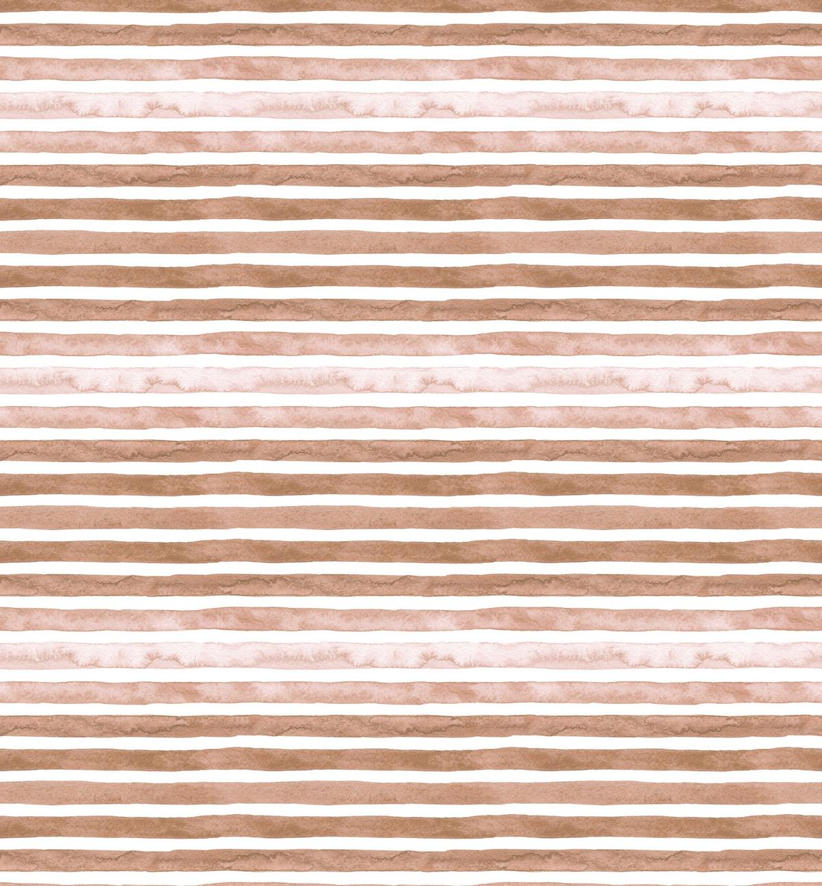 VERDUNKELUNGSROLLO 130x140 cm Braun bemalte Streifen - Braun, Textil (130/140cm) - TULUP