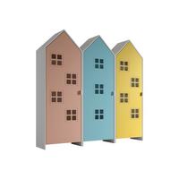 REGALSCHRANK Set Kania 173x37x171 MDF Weiß /Bunt - Blau/Pink, Holzwerkstoff (173/171/37cm) - 58aufmkessel