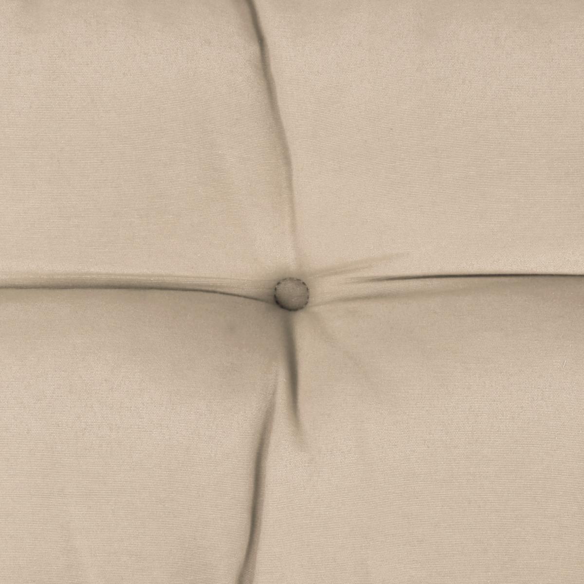 PALETTENKISSEN Eco Style Sitz 120/80/15 cm Natur - Beige, Textil (80/15/120cm) - Beautissu 