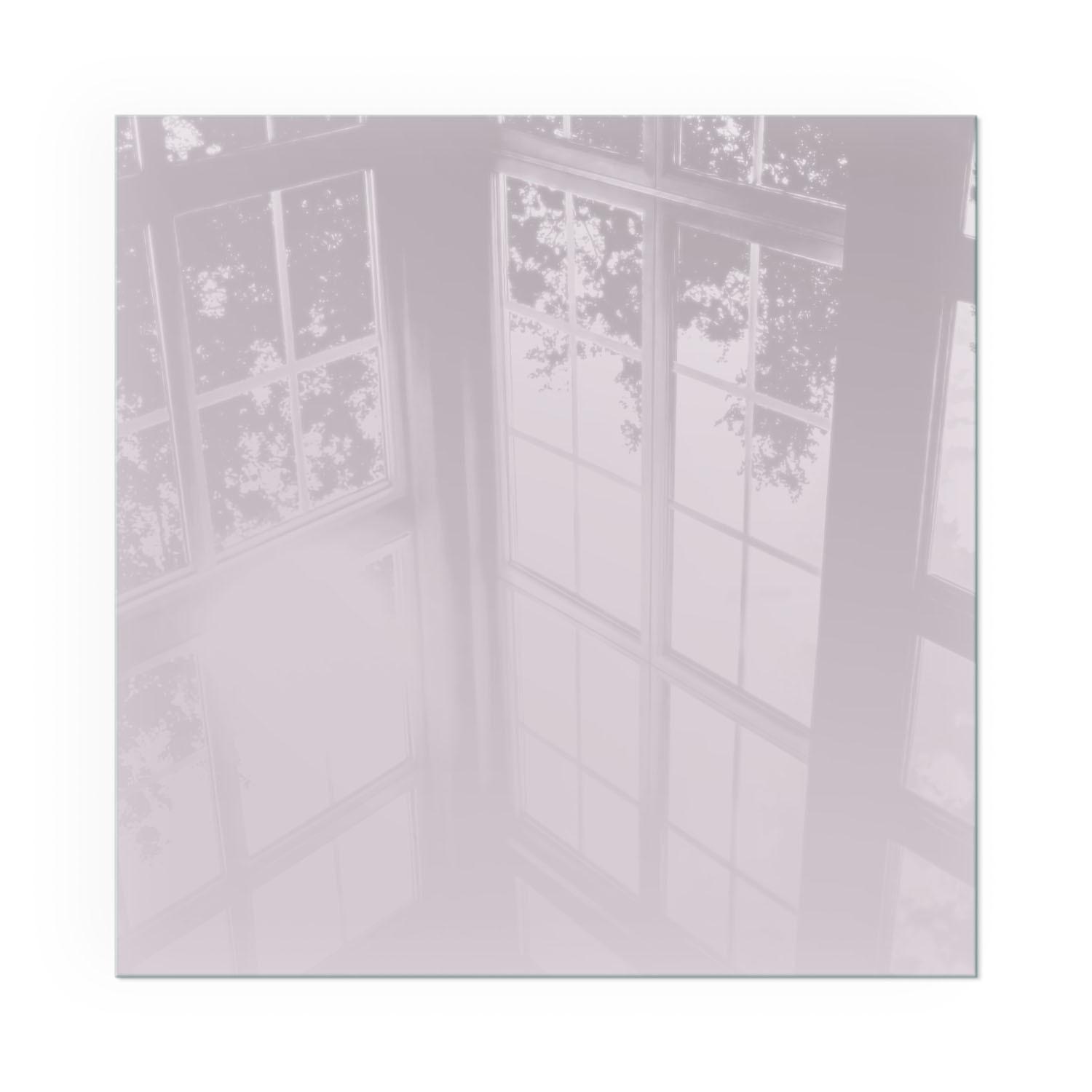 GLASPLATTE für Kamin 60x60 cm - Lila, Glas (60/60/0.4cm) - TULUP