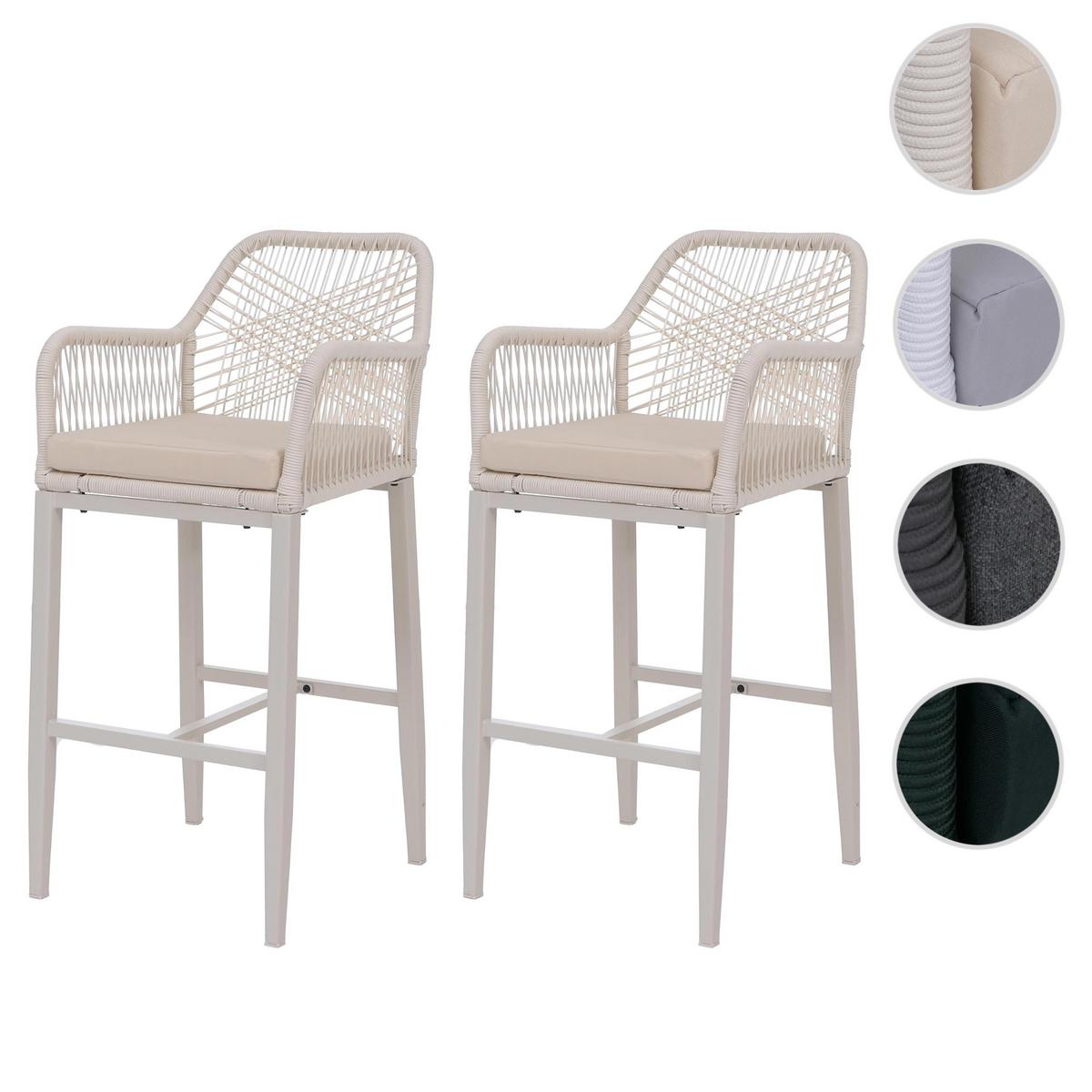 BARHOCKER Cremeweiß - Creme, Textil (51/105/60cm) - MCW