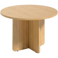 COUCHTISCH rund Ø66/45 cm - Naturfarben, Holz/Bambusholz (66/66/45cm) - HOMCOM