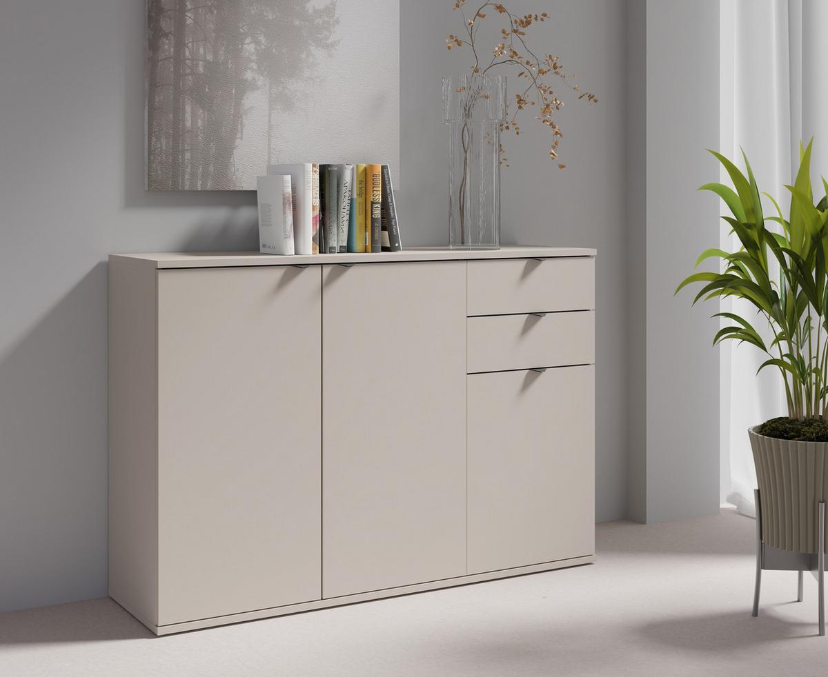 KOMMODE Kaschmir 120/82,5/35 - Kaschmir, Holzwerkstoff (120/83/35cm) - RAUMHIRSCH FURNITURE
