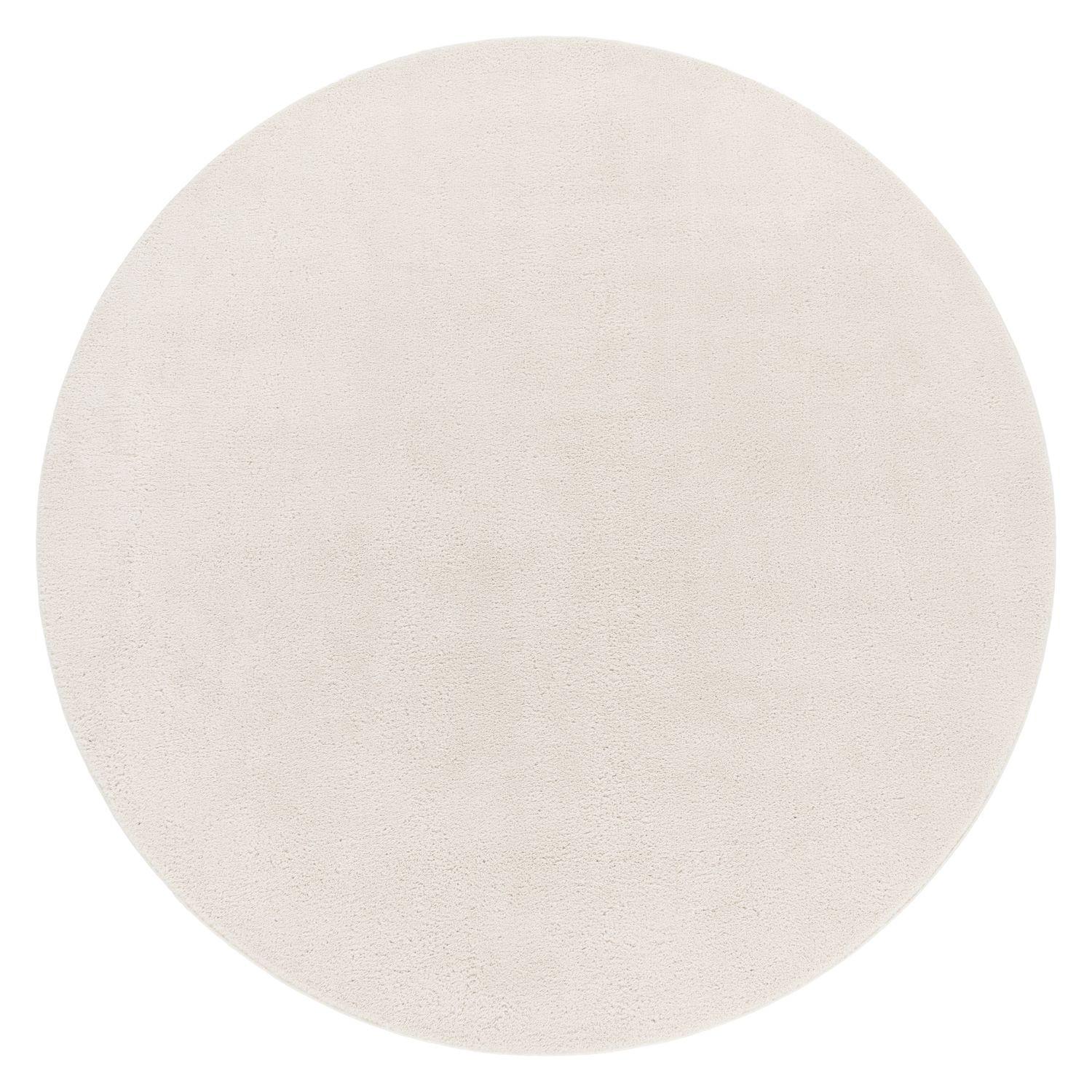 FLACHWEBETEPPICH Creme Ø 160 cm - Creme, Kunststoff (160/160cm) - TT Home