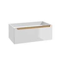 WASCHTISCHUNTERSCHRANK 80cm Livia Weiß - Weiß, Holzwerkstoff (80/30/45cm) - Petits-meubles