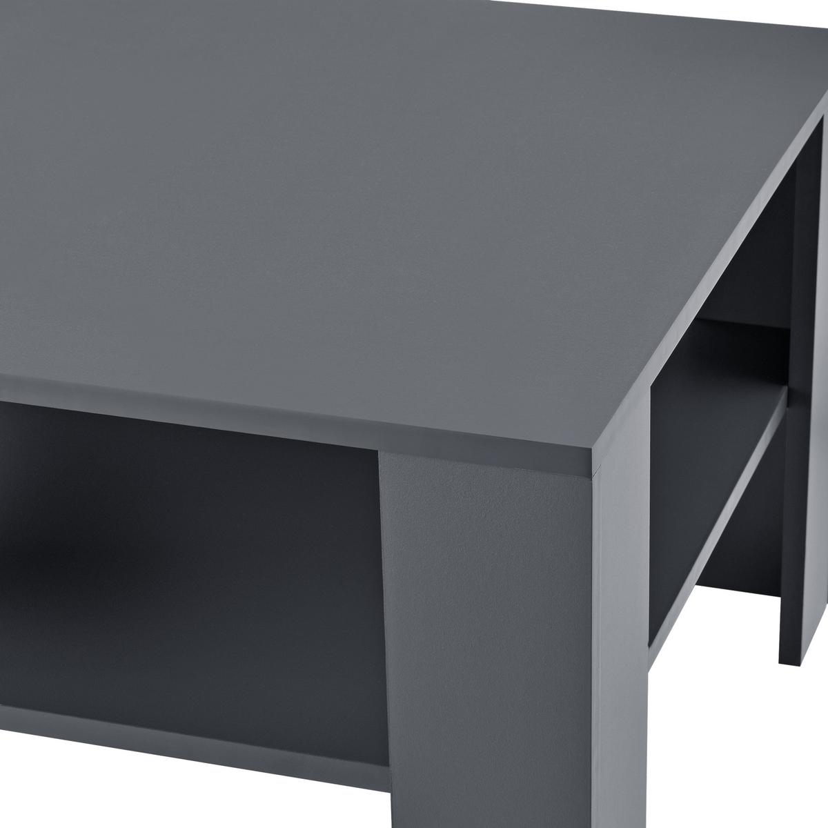 COUCHTISCH Aachen 60/60/40 - Grau, Holzwerkstoff (60/60/40cm) - [en.casa]