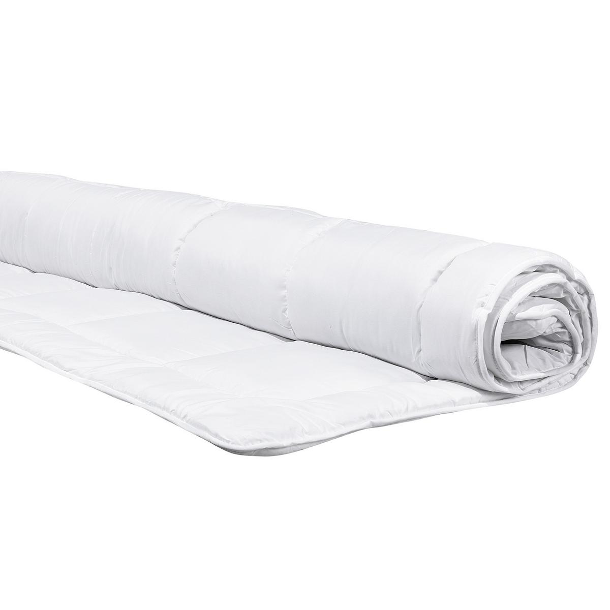 BETTDECKE Polyester Extra Warm 200/220 cm Lemberg - Weiß, Textil (200/220cm) - Beliani