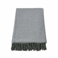 ÜBERWURF Malda 255/360 cm, Baumwolle mit Rautenmuster - Grün, Textil (255/360cm) - Homescapes