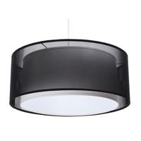 HÄNGELEUCHTE Schwarz 40/17 cm - Schwarz/Weiß, Kunststoff (40/0.9/17cm) - ONZENO