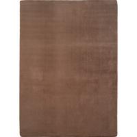 KURZFLORTEPPICH Waschbar ISAR, einfarbig, Mokka, 140 x 200 cm - Braun, Textil (200/140cm) - KADIMA DESIGN