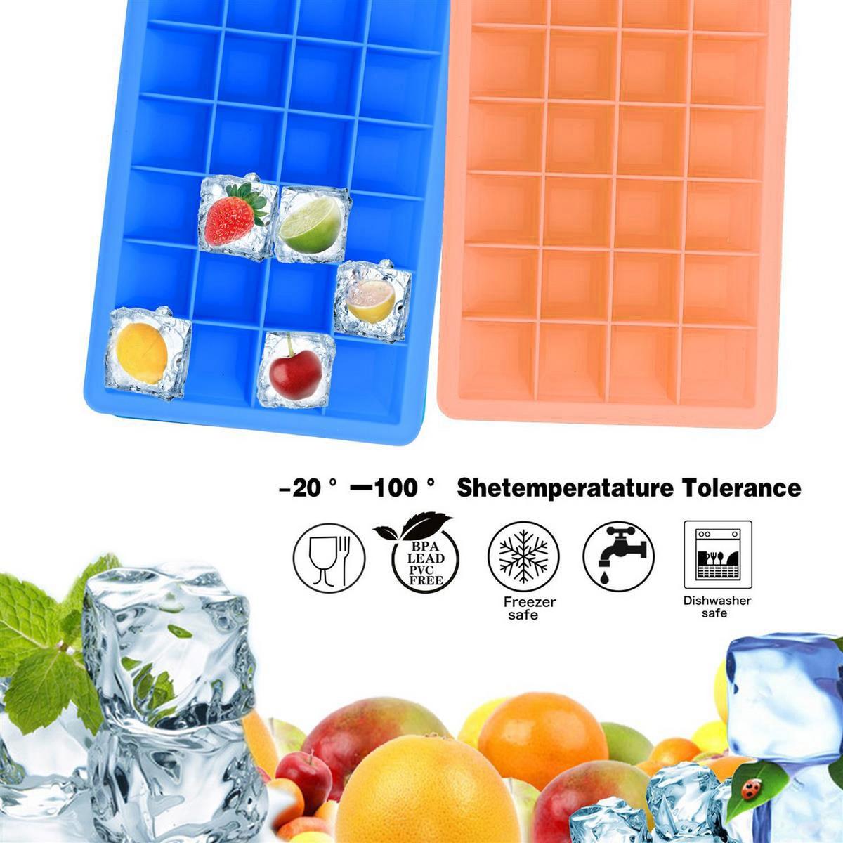 EISWÜRFELFORM 2er Set - Rosa, Kunststoff (13/2.5/18cm) - Intirilife