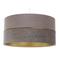 HÄNGELEUCHTE Gold 50/25 cm - Goldfarben/Braun, Kunststoff (50/0.8/25cm) - ONZENO