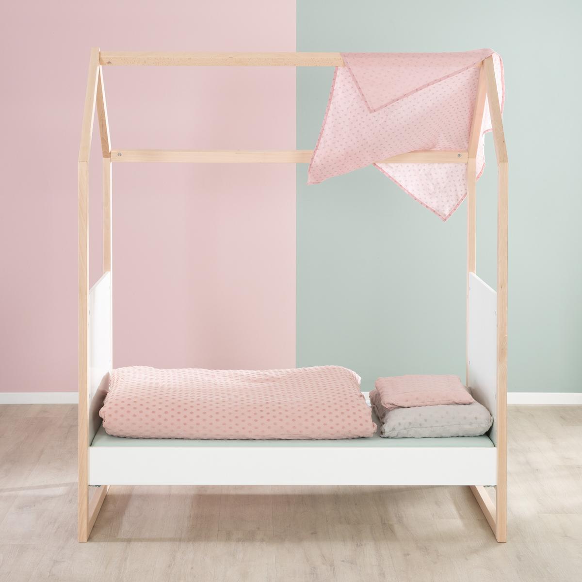 HAUSBETT 70 x 140 cm aus Holz - Multicolor, Holz/Holzwerkstoff (70/140cm) - Roba