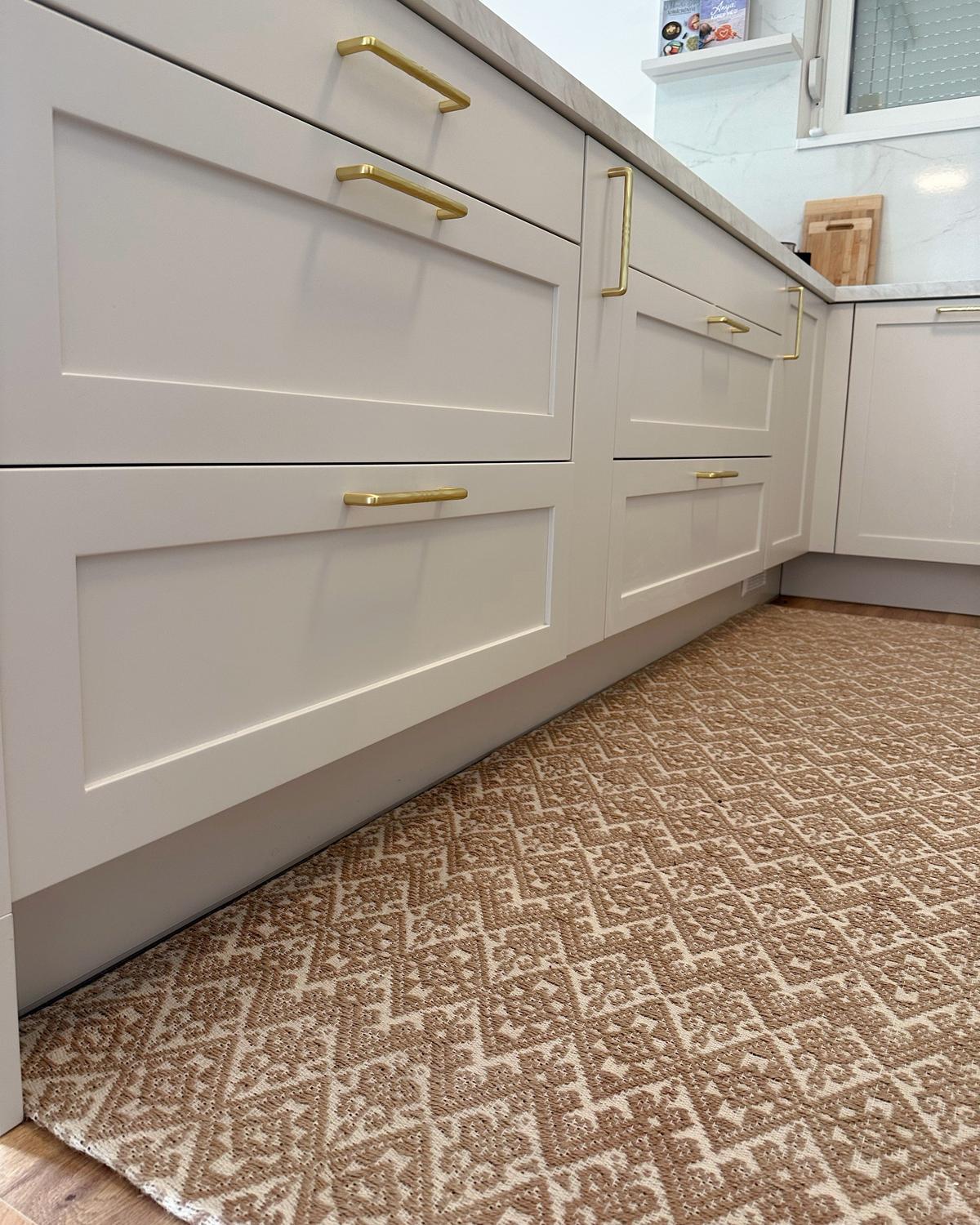 TEPPICH geflochten Atima 230/160 cm - Beige, Naturmaterialen (160/230cm) - Beliani