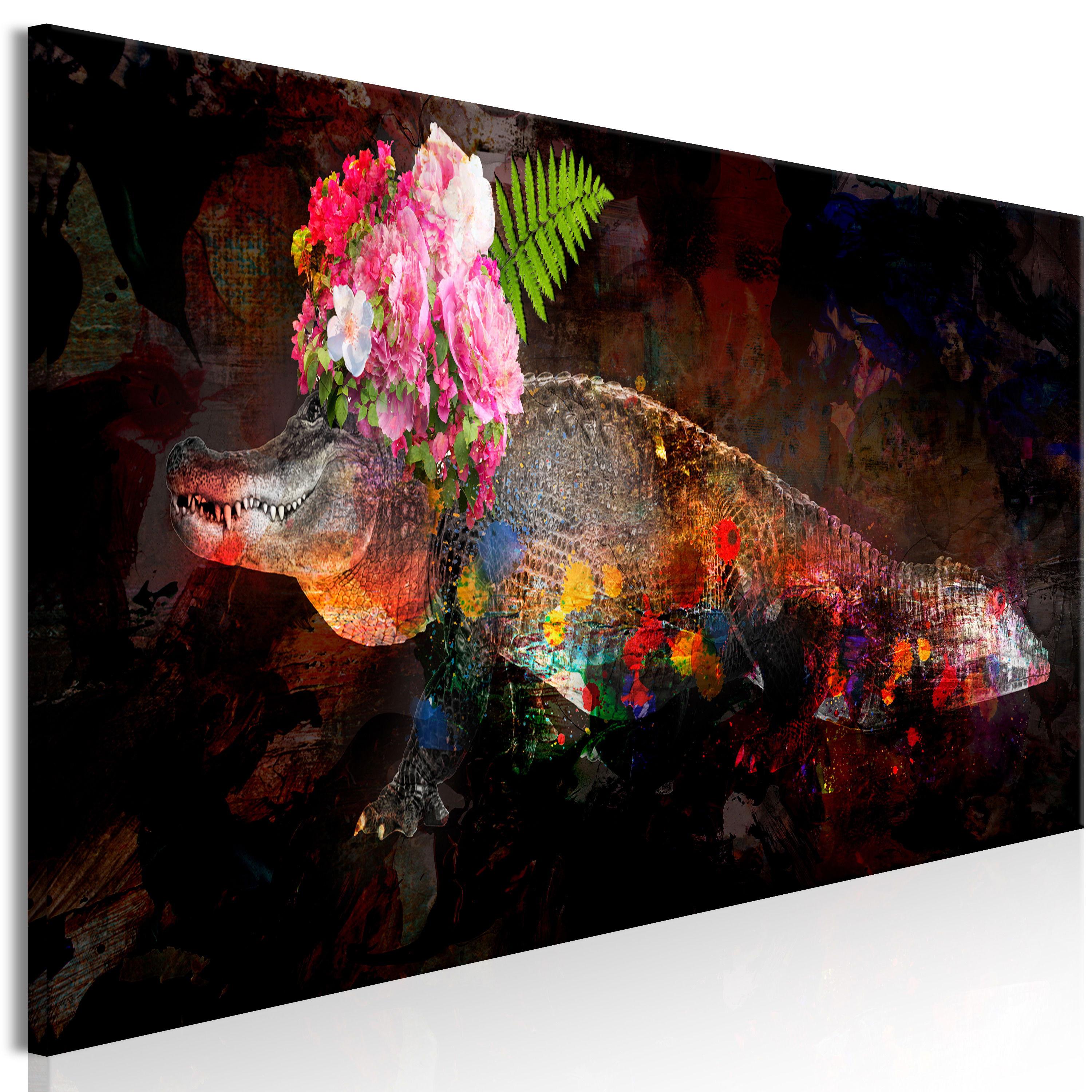 KUNSTDRUCK Bunt 90/30 cm - Multicolor, Textil (90/30cm) - KUNSTLOFT