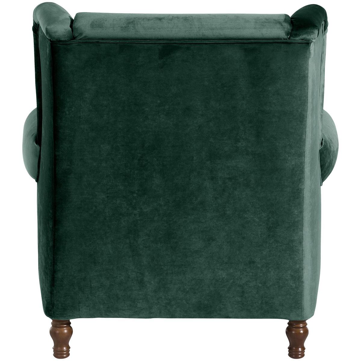 SESSEL XXL inkl. Kissen Karley Samtvelours grün - Grün, Kunststoff (103/103/149cm) - 58aufmkessel