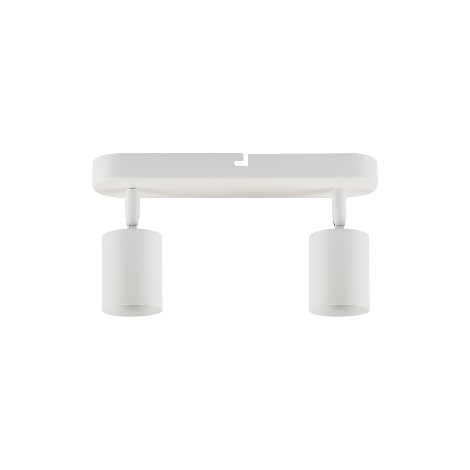 DECKENSTRAHLER Freiheit 2-flammig 27/7/14 cm - Weiß, Metall (27/7/14cm) - Nettlife