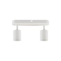 DECKENSTRAHLER Freiheit 2-flammig 27/7/14 cm - Weiß, Metall (27/7/14cm) - Nettlife