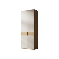 KLEIDERSCHRANK Soreno 90 2D - Eichefarben/Beige, Holzwerkstoff/Kunststoff (90/237/60cm) - MIRJAN24