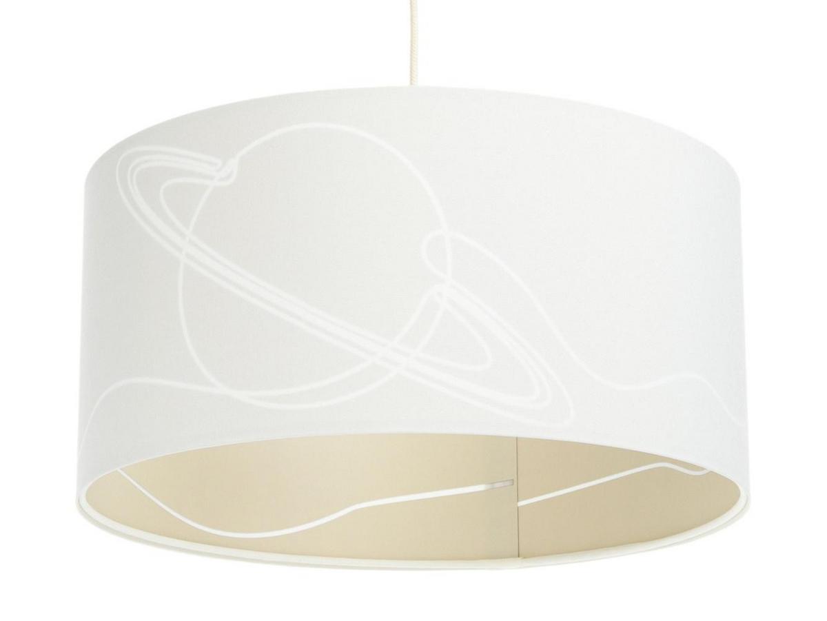 HÄNGELEUCHTE Weiß 70/100 cm - Beige/Weiß, Kunststoff (30/1.2/100cm) - ONZENO