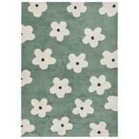 KINDERTEPPICH Grün 160/230 cm Baumwolle Mokhva - Grün, Textil (160/230cm) - Beliani