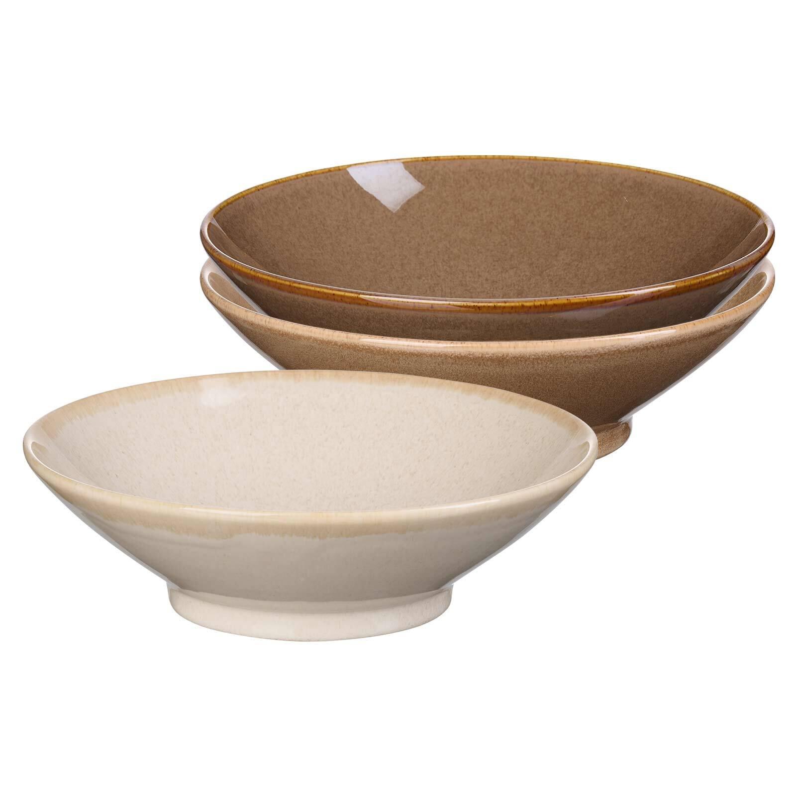 SERVIERSCHALEN Sahara braun ø 24 cm 3er Set - Braun, Keramik (24/7/24cm) - Ritzenhoff Breker