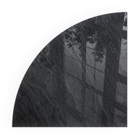 GLASPLATTE für Kamin 100x100 cm - Schwarz, Glas (100/100/0.4cm) - TULUP