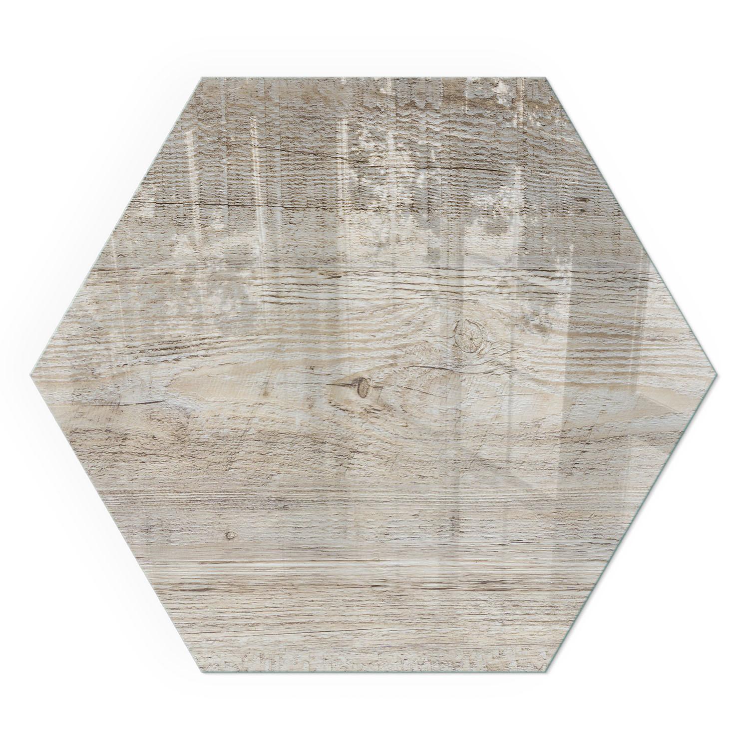 GLASPLATTE für Kamin h40 cm - Beige, Glas (40/40/0.4cm) - TULUP