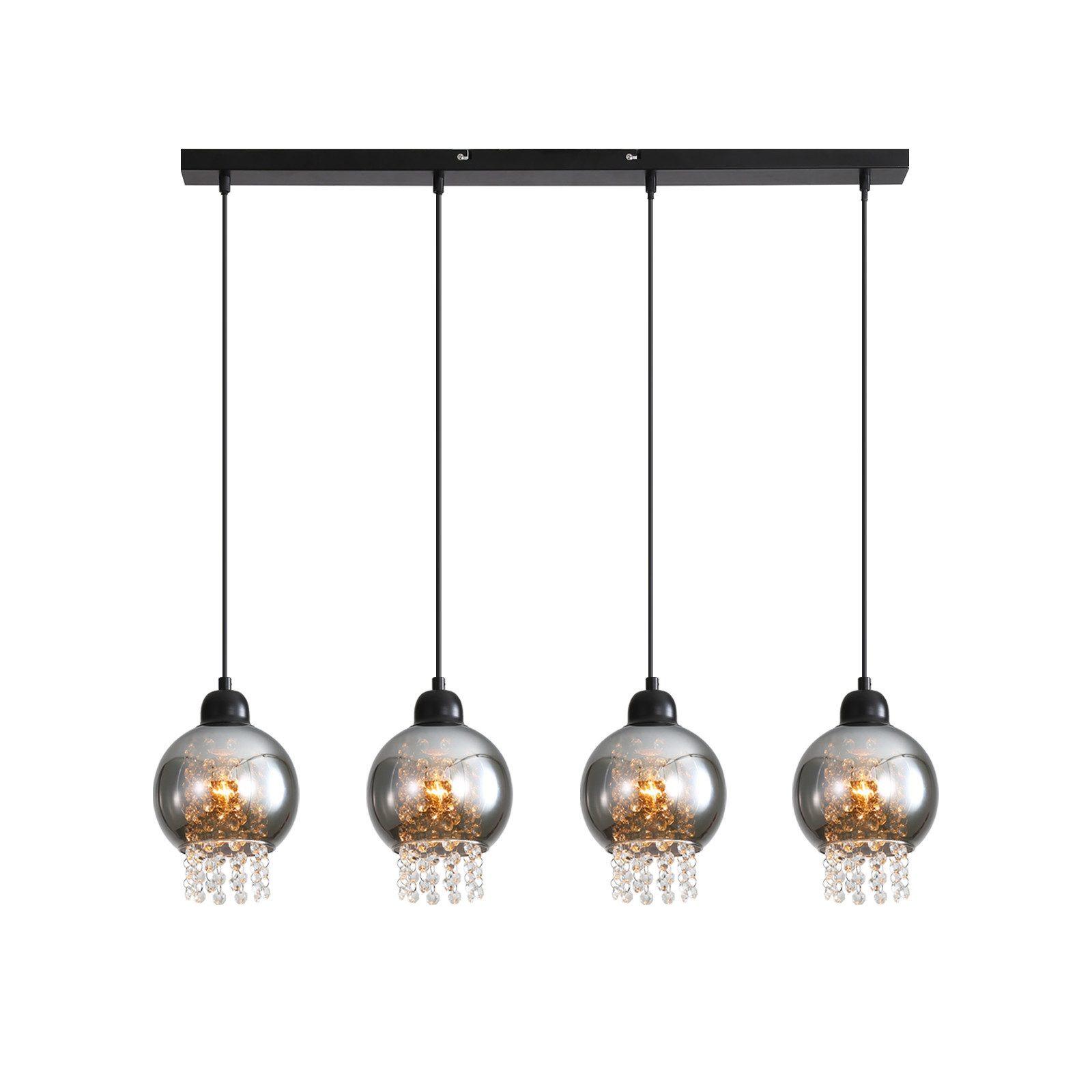 HÄNGELEUCHTE Vexf 86/15/175 cm - Schwarz, Metall (175/86/15cm) - ZMH