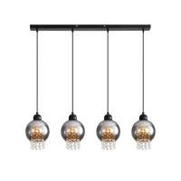 HÄNGELEUCHTE Vexf 86/15/175 cm - Schwarz, Metall (175/86/15cm) - ZMH