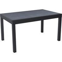 GARTENTISCH lagos Schwarz - Schwarz, Metall (280/90/76cm) - Habitat Garten