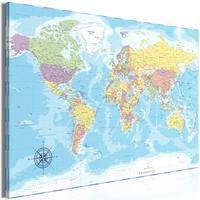 KUNSTDRUCK Bunt 90/60 cm - Multicolor, Textil (90/60cm) - KUNSTLOFT