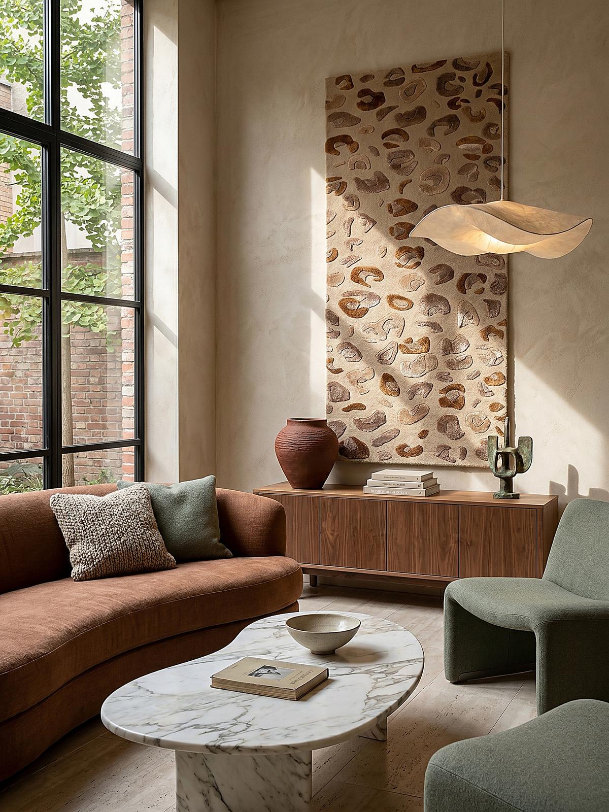 KURZFLORTEPPICH SABLE, mit Tier-Motiv, Natur, 80 x 230 cm - Beige, Textil (230/80cm) - KADIMA DESIGN
