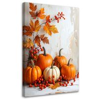 LEINWANDBILD Natur und Botanik 20x30cm - Orange, Textil (20/30cm) - Feeby