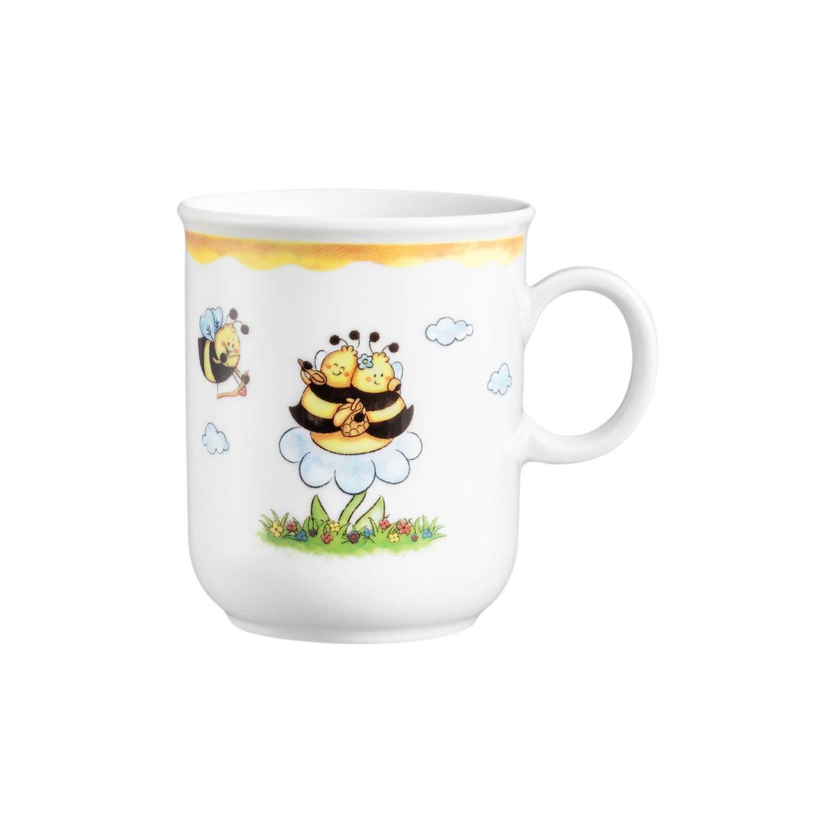 KINDERGESCHIRR SET Compact Fleißige Bienen bunt 3-tlg. - Multicolor, Keramik (21.4/20.5/21.4cm) - Seltmann Weiden