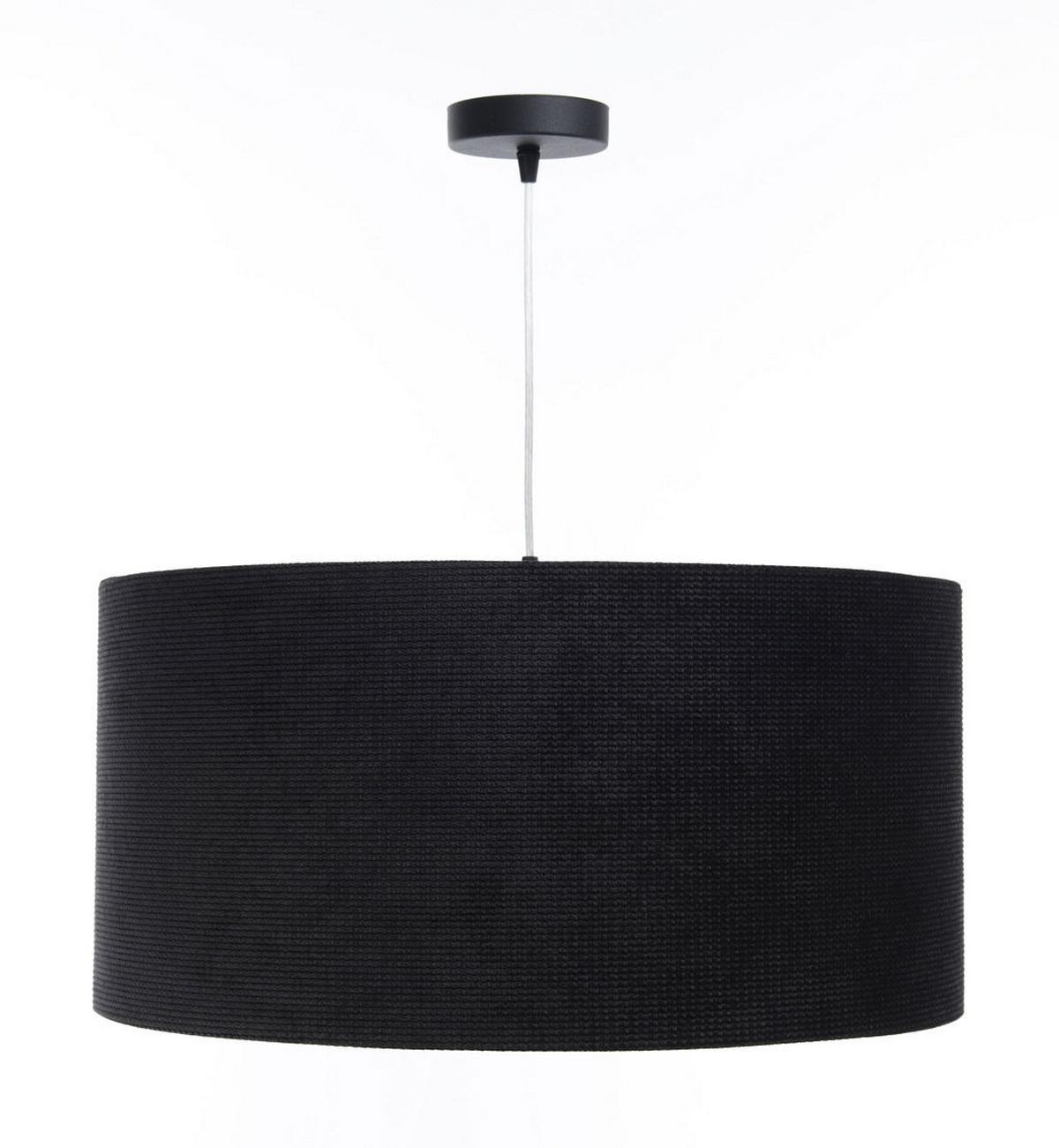 HÄNGELEUCHTE Schwarz 60/30 cm - Silberfarben/Schwarz, Kunststoff (60/0.8/30cm) - ONZENO