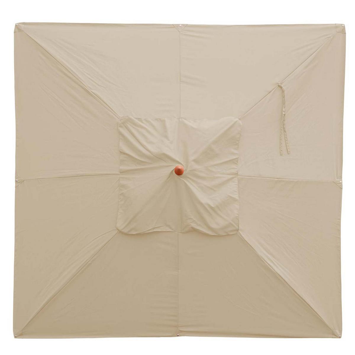 ERSATZ-BEZUG FÜR SCHIRM Cremeweiß - Weiß, Textil (400/400cm) - MCW
