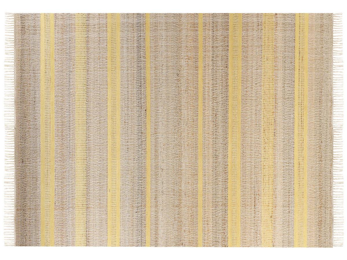 TEPPICH geflochten Talpur 230/160 cm - Beige, Naturmaterialien (160/230cm) - Beliani