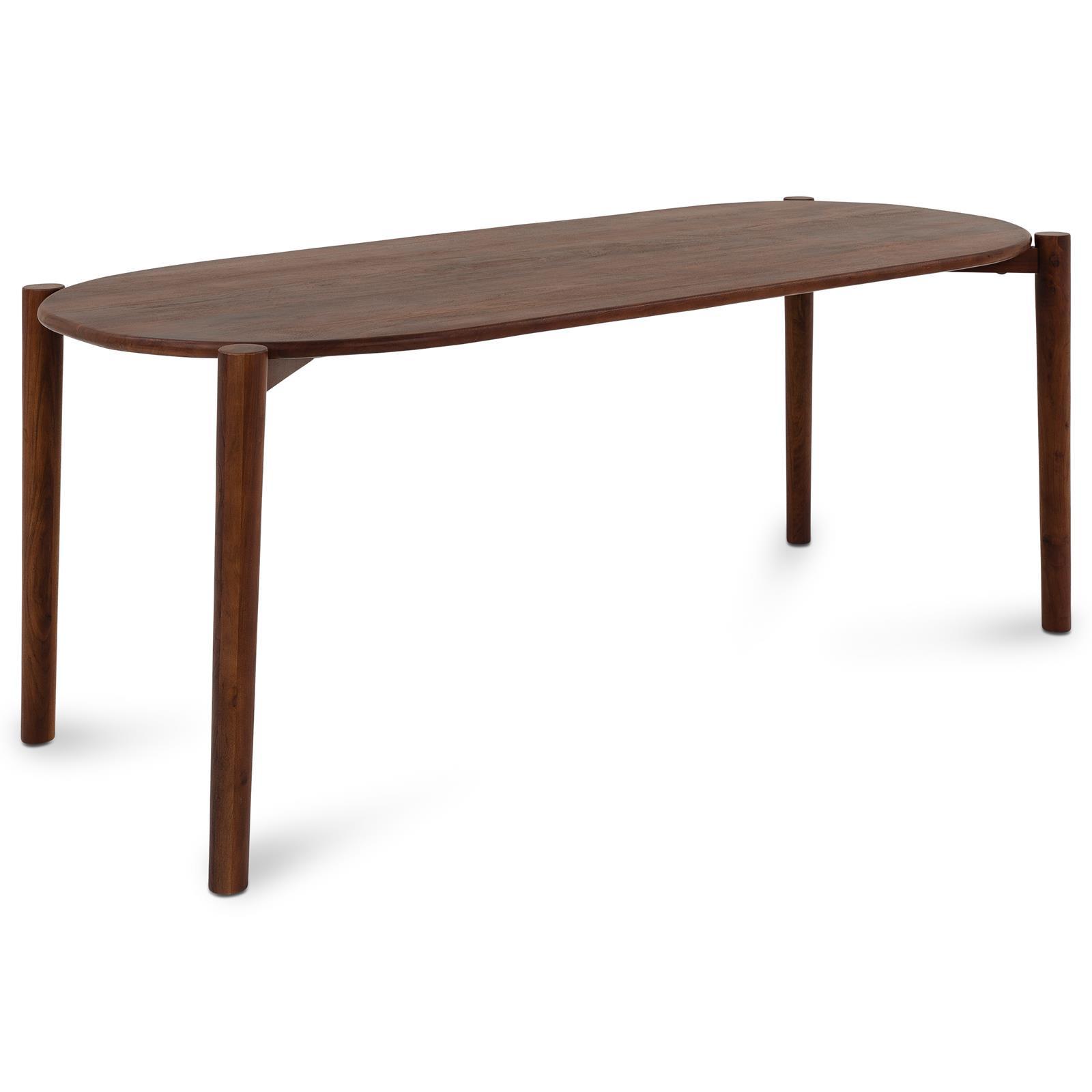 ESSTISCH SALEM dunkelbraun - Dunkelbraun, Holz (90/200/76cm) - IDIMEX