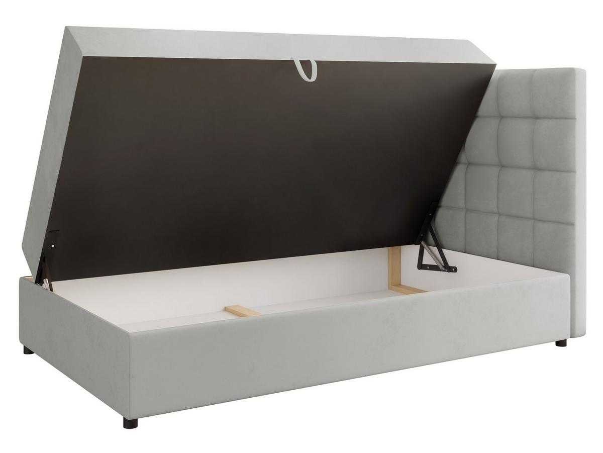 BOXBETT Lind - H3 - Schwarz/Grau, Holz/Holzwerkstoff (90/200cm) - MIRJAN24