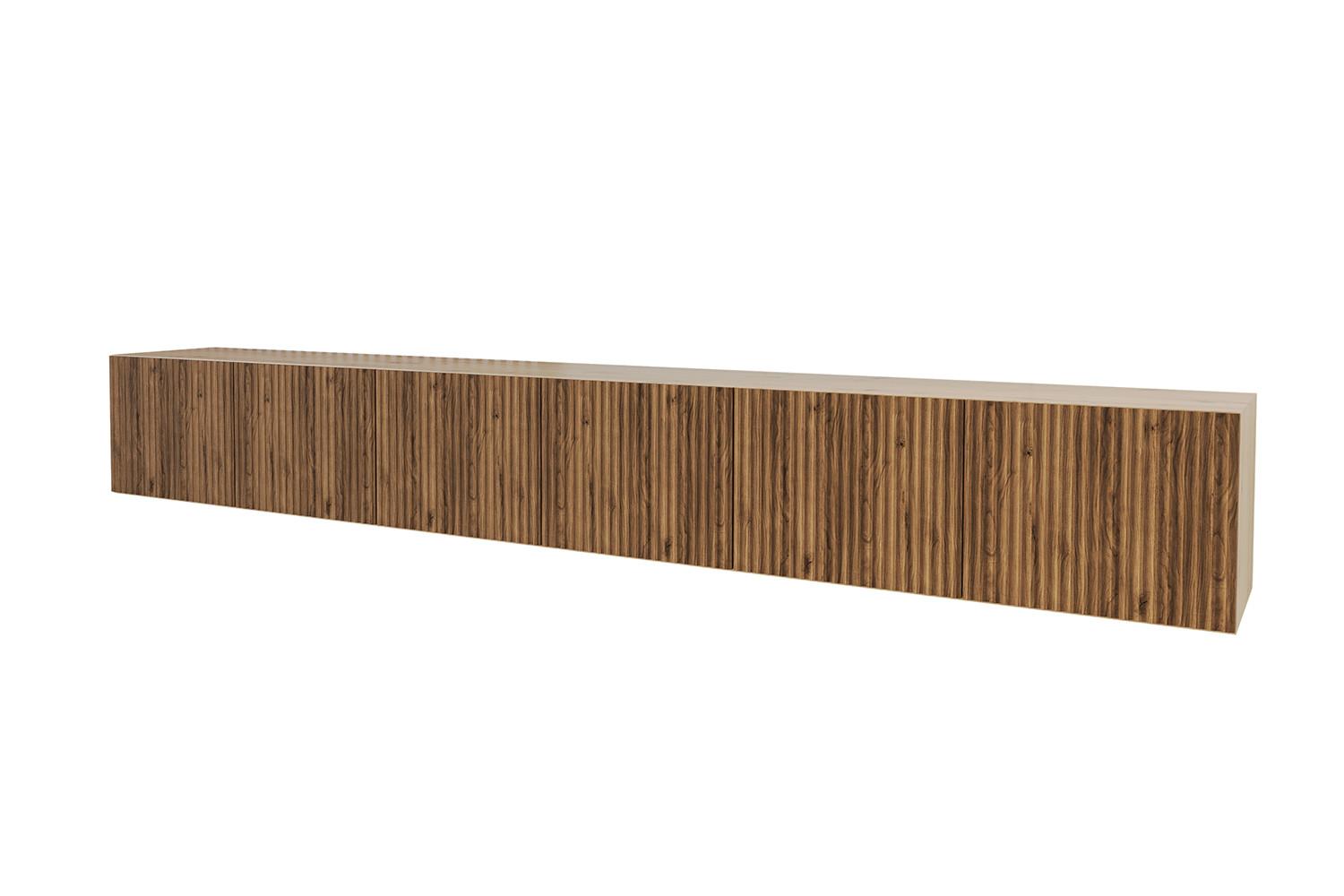 LOWBOARD NOA-2-W 3x100x40x40 cm - Artisan / Katania - Eiche Wotan, Holzwerkstoff (300/40/40cm) - ALTDECOR