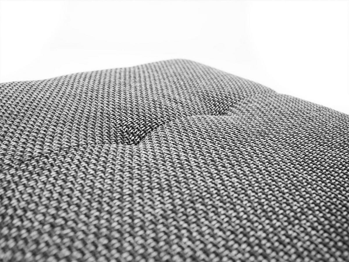 POLSTERHOCKER Orkan Klein - Silberfarben/Grau, Holz/Textil (60/39/60cm) - MIRJAN24
