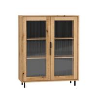 GESCHIRRSCHRANK Soly Holz - Braun, Holzwerkstoff (103.2/126.2/40.3cm) - Petits-meubles