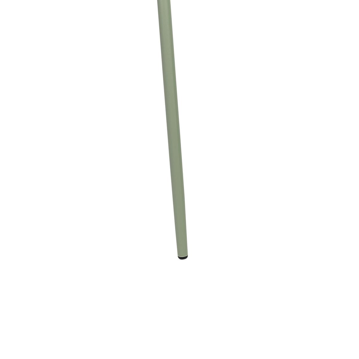 ESSZIMMERSTUHL 2er-Set Kunststoff Grün Canton Ii - Grün, Kunststoff/Metall (46/86/52cm) - Beliani