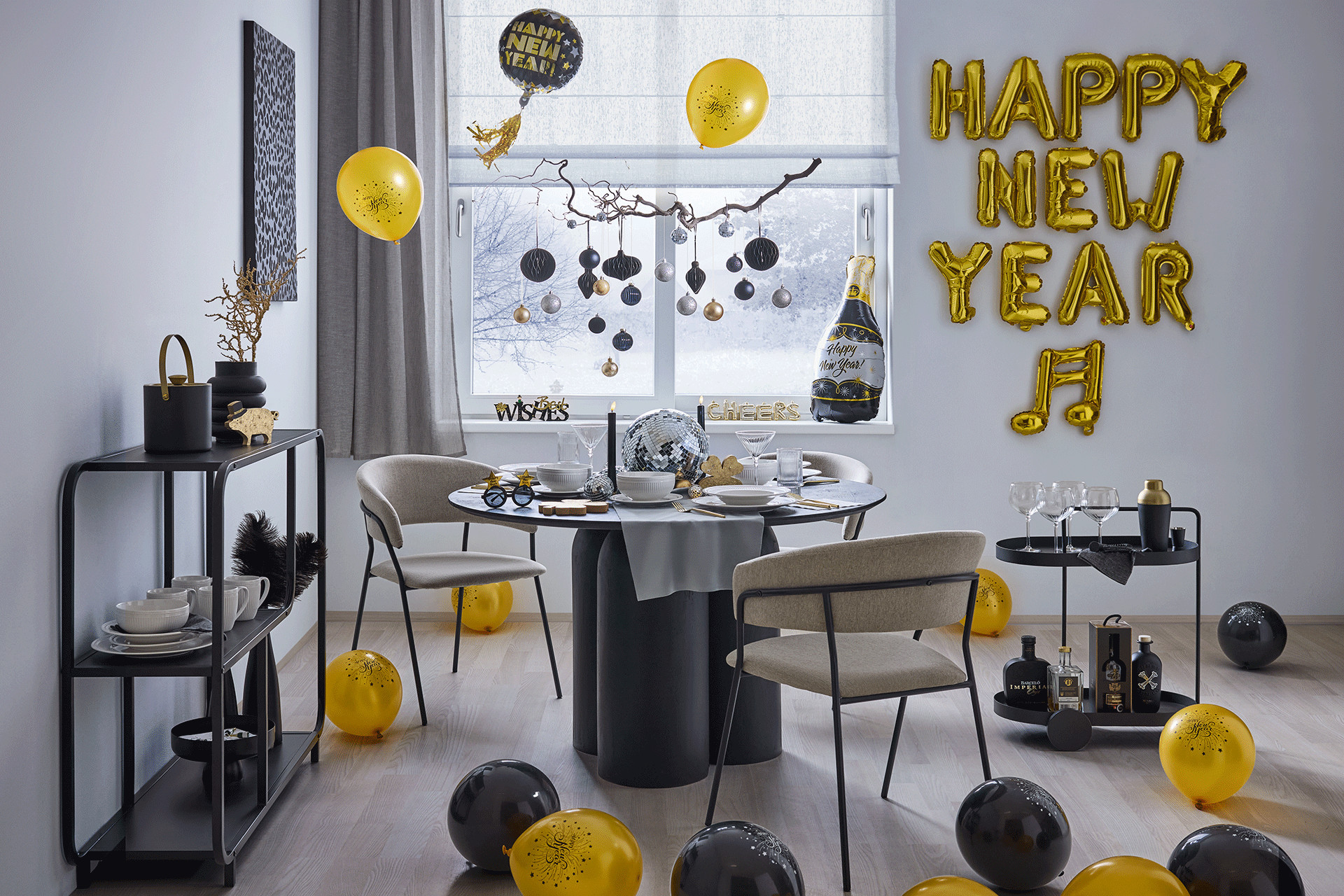 Festlich gedeckter Tisch