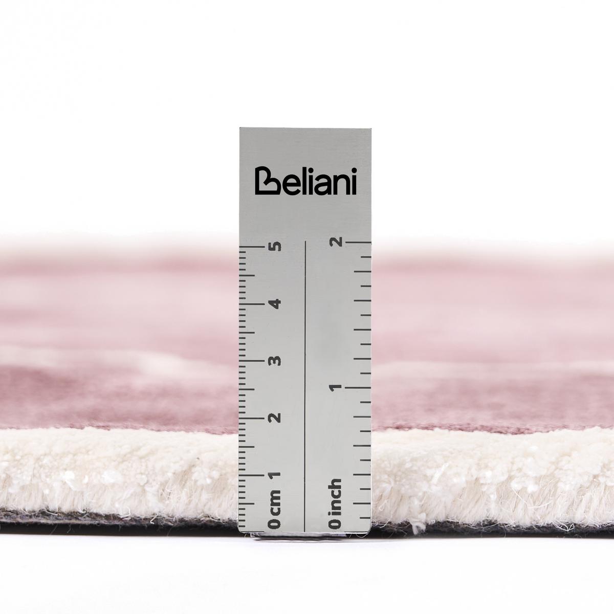 TEPPICH Rosa 200/200 cm Viskose Kanrach - Pink, Textil (200/200cm) - Beliani