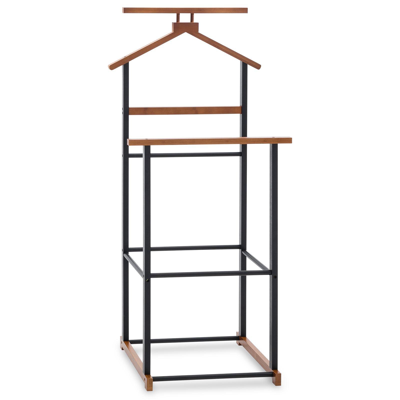 HERRENDIENER KANNA Vintage/schwarz - Dunkelbraun/Schwarz, Holz (49/109/40cm) - IDIMEX